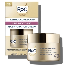 RoC Retinol Correxion Max Daily Hydration Anti-Aging Face Moisturizer with Hyaluronic Acid, Oil Free