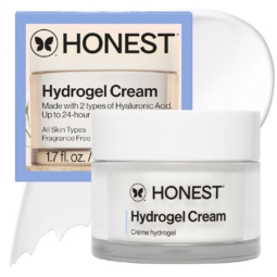Honest Beauty Hydrogel Cream with Hyaluronic Acid | Lightweight, Moisturizing Water Cream | 1.7 fl oz