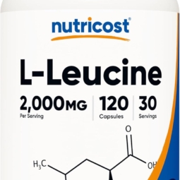 Nutricost L-Leucine 2,000mg, 120 Capsules, Non-GMO, Gluten Free