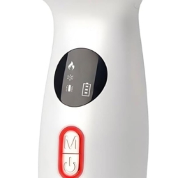 Cold Heat Facial Massager,7 Color Red Light Therapy Face Neck Lift Sculpt Device,Hot Electric Gua Sha Tool & Cooling Depuffing Wand,for Skin Care,Contouring,Firming